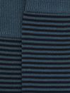 Reiss Airforce Blue/ Navy Mario Stripe Striped Socks