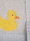 JoJo Maman Bébé Grey Duck Knit Shawl