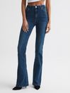 Reiss Ink Perry Contour High Rise Flared Jeans