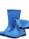 Joules Junior Blue Roll Up Flexible Printed Wellies