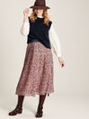 Joules Emery Pink Pleated Skirt