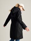 Joules Black Longline Waterproof Coat