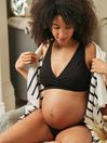 JoJo Maman Bébé Black 2-Pack Maternity & Nursing Sleep Bras