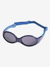 JoJo Maman Bébé Navy Kids' Flexible Sunglasses with Straps