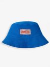 JoJo Maman Bébé Cobalt Blue Twill Bucket Sun Hat