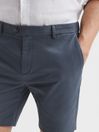 Reiss Airforce Blue Wicket S Short Length Casual Chino Shorts