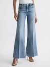 Reiss Mid Blue Good American Palazzo Jeans