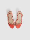 Reiss Coral Clara Strappy Mid Heel Sandals