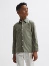 Reiss Sage Hendon Junior Cotton Button-Through Shirt