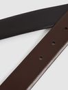 Reiss Black/Dark Brown Ricky Reversible Leather Belt