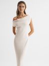 Reiss Ivory Loretta Off-The-Shoulder Maxi Dress