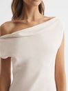 Reiss Ivory Loretta Off-The-Shoulder Maxi Dress