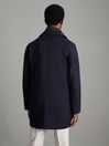 Reiss Navy Perrin Jacket With Removable Funnel-Neck Insert