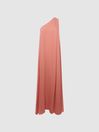 Reiss Coral Charly One Shoulder Maxi Dress