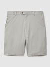 Reiss Soft Sage Wicket Modern Fit Cotton Blend Chino Shorts