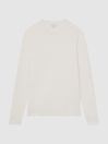 Reiss Ivory Arran Crew Neck Cable Knit Jumper