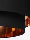 .COM Black/Copper Oro Layered Pendant Shade