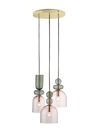 .COM Green Multi Whitney Cluster Pendant Lamp