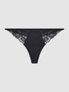 Reiss Black Calvin Klein Underwear Lace Thong