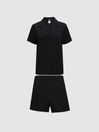 Reiss Black Calvin Klein Underwear Two Piece Pyjama Set