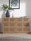 .COM Oak Effect Tulma Wide Chest of Drawers