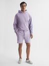 Reiss Lilac Henry Garment Dye Jersey Shorts