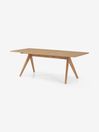 .COM Oak Wingrove 6 to 8 Seater Dining Table