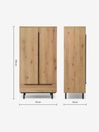 .COM Oak Damien Double Wardrobe
