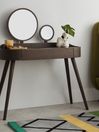.COM Dark Stain Oak Odie Console Dressing Table