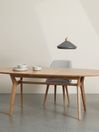 .COM Oak Jenson Oval Extendable Dining Table