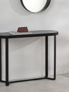 .COM Black/Grey Glass Aula Console Table