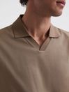 Reiss Fawn Leeds Slim Fit Mercerised Cotton Polo Shirt