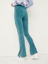 Victoria's Secret PINK Deep Lake Wash Performance Cotton Fold Over Yoga Pants