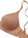 Victoria's Secret Brilliant Blush Nude T Shirt Logo Strap Bra