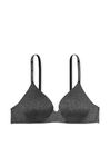 Victoria's Secret Black Smooth Logo Strap Lightly Lined Non Wired T-Shirt Bra