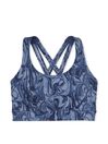 Victoria's Secret Blue Marble Essential Strappy Support Sports Bra