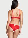 Victoria's Secret Lipstick Red Lace Cheeky Knickers