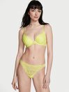 Victoria's Secret Citron Yellow Lace Lightly Lined Full Cup Bra