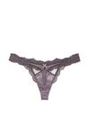 Victoria's Secret Tornado Purple Thong Lace Knickers