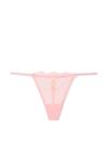 Victoria's Secret Pretty Blossom Pink G String Lace Up Knickers