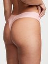 Victoria's Secret Pretty Blossom Pink Scalloped Thong Knickers