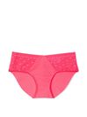 Victoria's Secret Hottie Pink Heart Lace Hipster Knickers