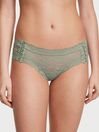 Victoria's Secret Seasalt Green Double Side Lace Up Lacie Cheeky Knickers