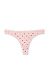 Victoria's Secret Pretty Blossom Sweet Peach Pink Printed Thong Knickers