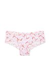Victoria's Secret Tossed Love Pink Lace Waist Cheeky Knickers