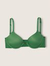 Victoria's Secret PINK Forest Pine Green Lightly Lined Full Cup Front Fastening T-Shirt Bra