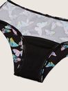 Victoria's Secret PINK Pure Black Butterfly Print Period Hipster Underwear