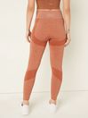 Victoria's Secret PINK Cinnamon Spice Marl Orange Seamless High Waist Legging