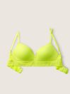 Victoria's Secret PINK Electro Yellow Non Wired Push Up Smooth T-Shirt Bra
