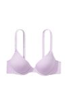 Victoria's Secret PINK Pastel Lilac Purple Lightly Lined Cotton Logo Bra